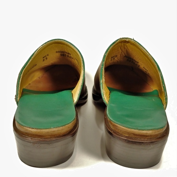 Caborca Western Flower Embroiderd Mule Boot Slides Sz 5.5 - Picture 4 of 8